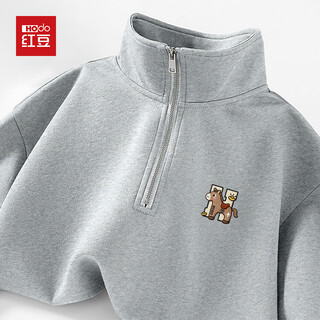 Hodo japanese cityboy half-cardigan sweatshirt men's spring and autumn half-zip cardigan top drapey three-dimensional loose jacket