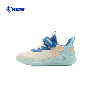 Jordan boys running shoes children's spring and autumn dense mesh sneakers lightweight children's shoes white/green/blue 27