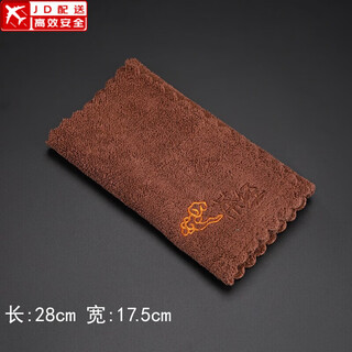 Heart cocoon raising pot tea towel tea cloth strong water absorption silk screen rectangular fine fiber cloth tea tray accessories tea set towel tea classic tea towel (brown)