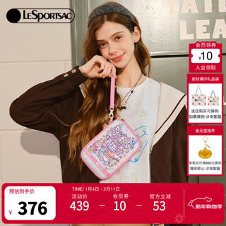 Lesportsac new tokidoki collaboration series pink cute unicorn wallet id bag dream amusement park