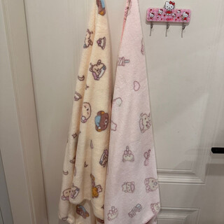 Shantou lin village rilakkuma thickened quick-drying bath towel cute cartoon face wash and bath household bear sister's big bath + bear brother's big bath couple style