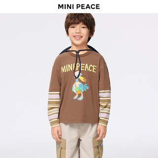 Minipeace children's boys' sports t-shirt fhcpg1309 partridge brown 110