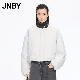 Jiangnan buyi (jnby) shopping mall same style 25 winter new cotton coat loose lapel 5pbb1553h 126/gray white l