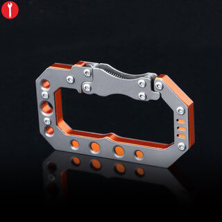 Dituo edc quick-hang buckle outdoor multi-functional key chain hook carabiner equipment lock buckle creative personality orange