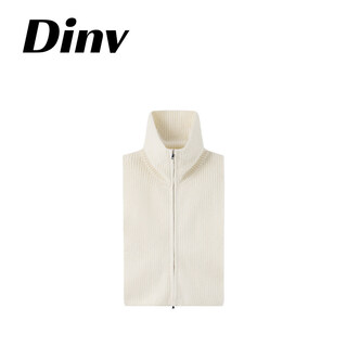 Dianyu dinv/ dianyu stacking diary raccoon sheep wool knitted sleeveless inner vest women's vest and waistcoat brown one size