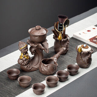 Hidden tea edge purple sand lazy tea strainer tea filter creative tea making artifact tea set tea filter qitian monkey king tea ceremony monkey king tea ceremony complete set