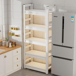 Yusenyi kitchen storage rack microwave oven storage rack floor-standing storage rack oven rice cooker pot rack black 3-layer height 80cm delivery to home / ten-year warranty loss momentum length 40x width 30cm