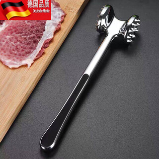 Двусторонний молоток для мяса tuojin из нержавеющей стали, специальный инструмент для разрыхления домашнего стейка, двусторонний молоток для мяса из нержавеющей стали 304_пищевой класс 1