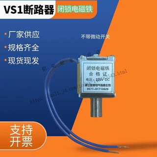 Vs1/zn63 indoor high voltage vacuum circuit breaker locking electromagnet pull-in coil dc dc110v220v without micro-movement dc110v solid