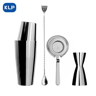 Klp mirror series stainless steel bartending tools set bartending equipment set 1