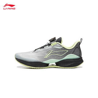 Li ning (li-ning) children's shoes spring ultra-light 22 young | shock-absorbing running shoes youth men's lightweight high-rebound sports shoes geological gray/black-1 38