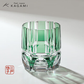 Kagami edo kiriko double eleven gift t117-1908-cgr takenozen crystal glass 250ml