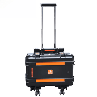 Hejiangong () tool box german style suitcase instrument box trolley belt cabinet la11521 trolley universal wheel la115218