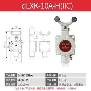 Explosion-proof travel switch lx5- 15z/l/b/d/h/n bzx51 limit foot switch double pedal dlxk-10a dlxk-h type