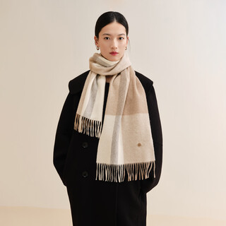 Wanshili cashmere scarf women's shawl warm thickened scarf new year's gift to girlfriend mother's birthday gift box autumn half