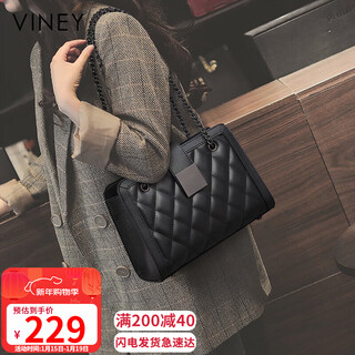 Viney cowhide bag women's bag western style crossbody shoulder bag light luxury chain bag birthday new year gift for girls and girlfriends