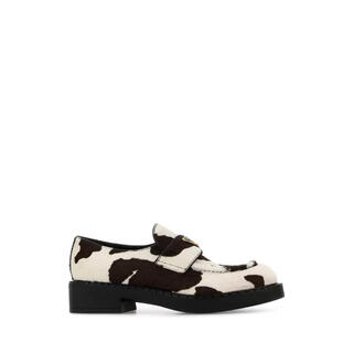 Prada ss26 light luxury women's printed calf hair loafers color 20 | 38 it