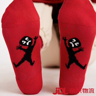 Shangsen faction (senpice) shangsen horse mid-year tube socks red socks new new year socks gift long socks pile socks animal year socks new year good luck one size new year red socks collection __ 36-42