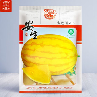 Dayu yellow heart watermelon seeds, early maturity, yellow skin, red flesh, yellow flesh, special xiaofeng watermelon seeds, southern fruit, golden beauty watermelon seeds, 100 yellow skin, yellow flesh