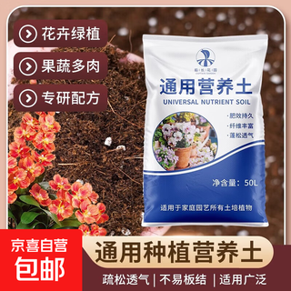 营养土养花通用种菜花多肉植物蓝莓专用种植泥炭土壤家用有机花土 营养土450g约1升