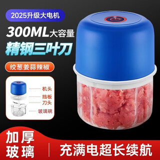 Zwilling (zwilling) german quality royalstar meat grinder garlic artifact electric garlic mincer household smasher resistant plastic model - 2-leaf steel knife (small power - can mince garlic) 300ml