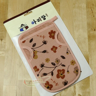 Shantou lincun korean arirang hand bath bath glove bath wipe thin color rub bath home white bath model pink