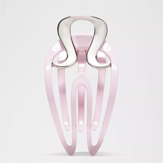 Lululemon lululemon sports accessories best-selling small yoga women's small yoga claw hairpin with logo pink/pink pearl/silver aa0an6izg6