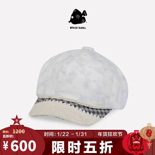 Swof care 50% off swof black label craft imported rhinestone light camouflage hat short brim newsboy hat 620108 white/white one size fits all recommended hat circumference 56-60cm