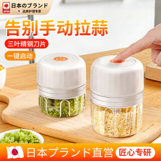 Tyzayr japanese cordless electric garlic masher, garlic masher, ginger garlic masher, small grinder, garlic cutter, minced meat, simple upgraded model, upgraded type-c interface 150ml