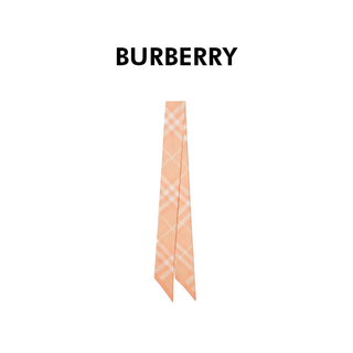 Burberry unisex orange color-blocked mulberry silk plaid printed silk scarf 80832991 france direct mail