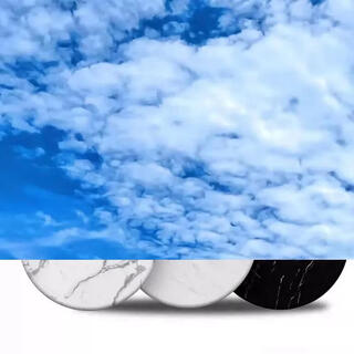 Yusenyi tv cabinet marble countertop coffee table rectangular round turntable dining table artificial stone natural entrance countertop custom-made diameter 0.65 meters round