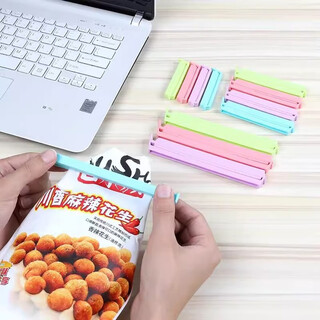 Pupan moisture-proof sealing clip gift 11cm plastic sealing clip tea clip food preservation snack bag 20 11cm plastic sealing clip (color randomly sent