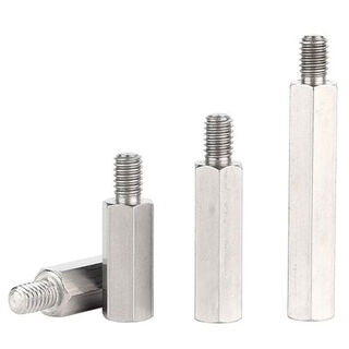 Sailotou factory wholesale 04 stainless steel single-head hexagonal stud m4m6 single-pass chassis motherboard screw connection column isolation m4*16+6240 pcs
