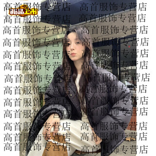 Chujing down jacket women's short style white duck down small lightweight bread jacket thickened winter black new national standard 95 white duck down m