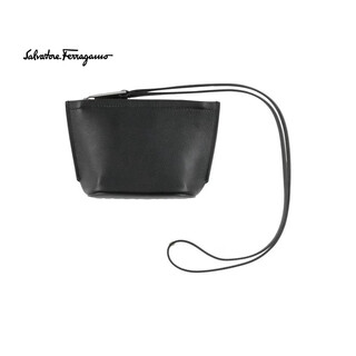 Ferragamo luxury men's wallet black one size