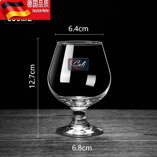 Tuojin european-style thickened crystal wine glasses, 6-pack red wine whiskey glasses for home and commercial use, reinforced thickened foreign wine glasses (6 pieces) 350ml