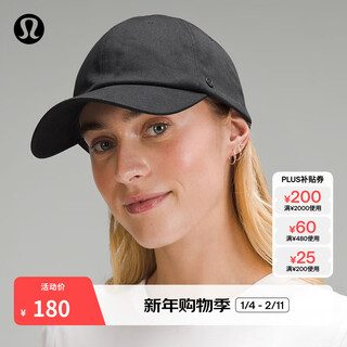 Lululemon丨unisex classic classic sports hat for men and women lu9bums black s/m