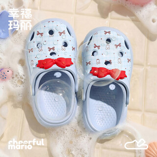 Cheerful mario children's croc shoes baby slippers summer girls princess children infants breathable soft sole indoor baotou sandals