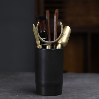 Sanqihu tea ceremony six gentlemen purple clay tea set accessories tea table tea table brush tea needle tea clip 6-piece set tea accessories zhikou (six gentlemen)