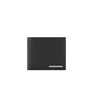 Armani (armani exchange) men's folding wallet storage portable carry thin card organizer black black one size