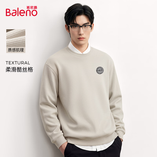 Baleno sweatshirt men's spring and autumn new style simple versatile fashion heavy long-sleeved t-shirt men's casual loose trendy couple tops