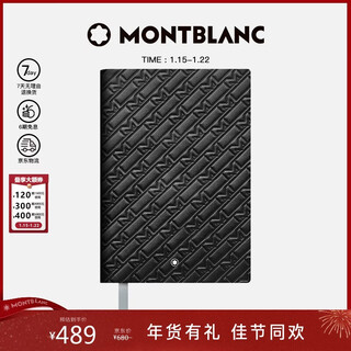 Montblanc montblanc black series lined notebook conference notebook 128051 new year gift