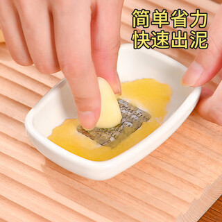 Sungsa ginger and garlic grinder manual garlic grinder press juice garlic paste rub ginger minced baby food supplement fruit puree ginger garlic grinder 1 pack