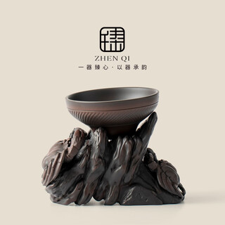 Zhenqi creative ceramic relief windfall crab will filter set purple pottery all-ceramic perforated filter tea drain tea ceremony accessories purple pottery | windfall crab will | tea filter set simple decoration