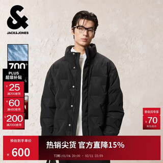 Jack&jones men's winter down jacket business 3d laminated heating lined stand collar casual loose jacket 225412057