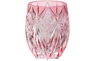 Kagami simple high-end whiskey glass wine glass and set 320ml pink pink 320ml