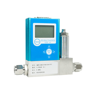 Digital display precision micro gas flow meter nitrogen hydrogen small flow gas mass flow meter controller 1-50sccm