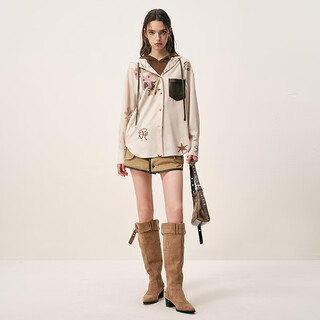 Phorm shopping mall same style 2026 spring new shirt c00922616 khaki xs