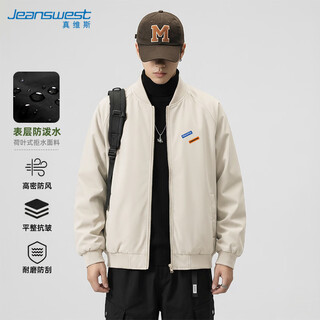 Jeanswest jeanswest jacket men's spring and autumn trendy hong kong style design top jacket men's casual versatile flying baseball uniform