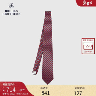 Brooks brothers men's autumn and winter mulberry silk checkered flower business tie-bb100221251p1